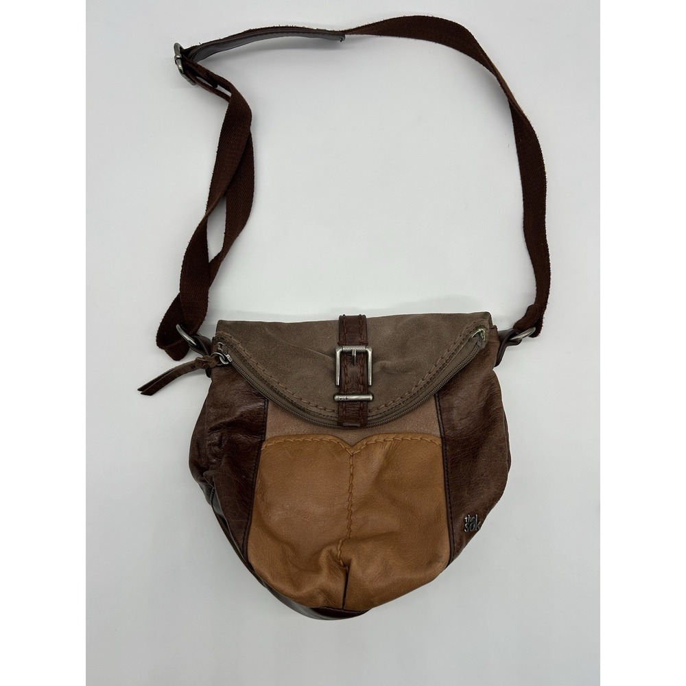 The Sak Crossbody Purse Distressed Brown Two Tone